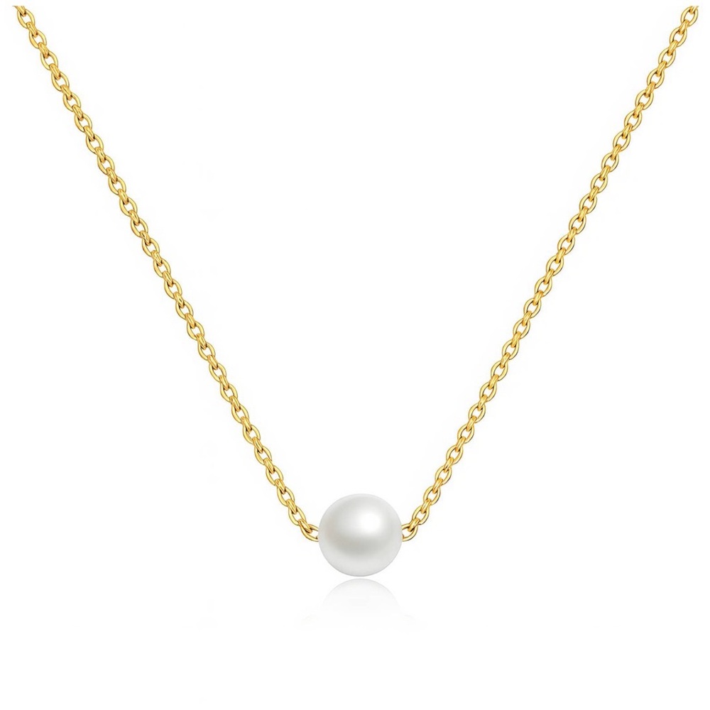 18k Gold plated Pearl Necklace
